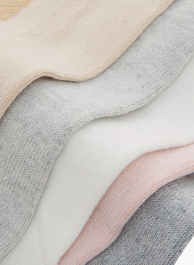 Flora Bella By Shoexpress Flora Bella Pack Of 5 Ankle Length Cotton Socks - Image 4